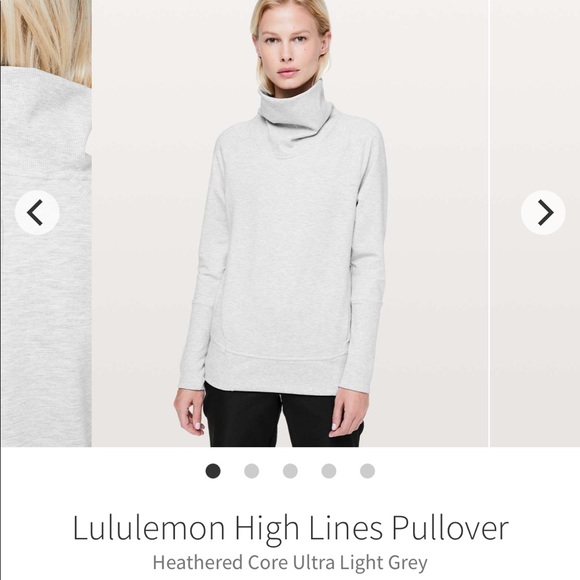 lululemon high lines pullover